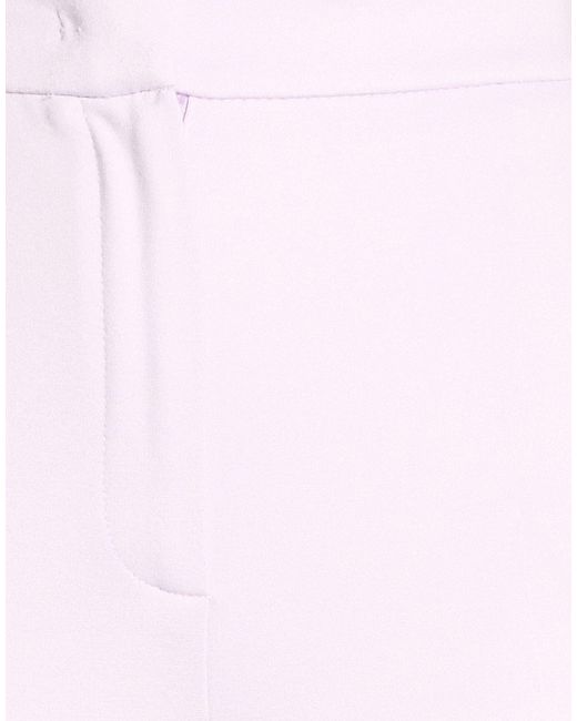 Marella Pink Lilac Pants Viscose, Polyamide, Elastane