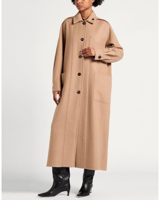 Max Mara Natural Camel Coat Wool, Cashmere