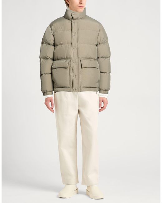 Maison Kitsuné Gray Puffers for men