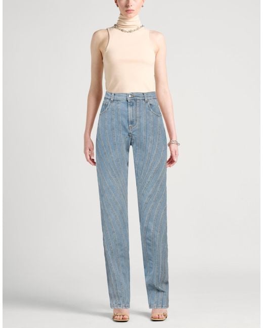 Mugler Blue Jeans