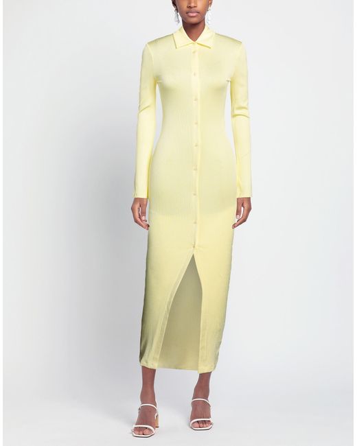 Chiara Ferragni Yellow Maxi Dress