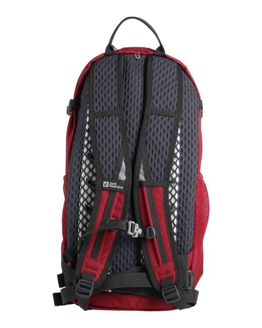Jack Wolfskin Red Backpack Polyester