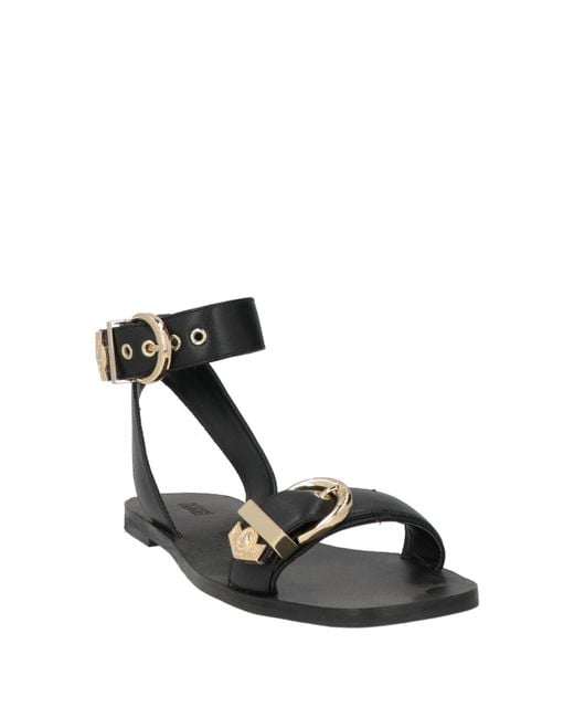 Versace Jeans Couture Black Sandals