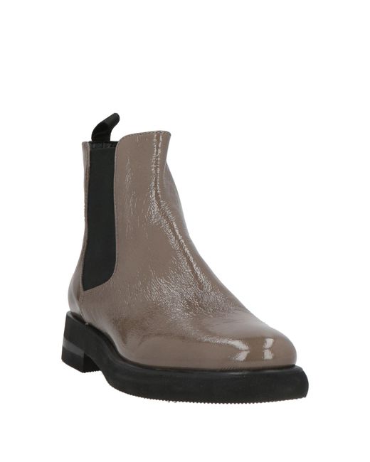 Triver Flight Brown Khaki Ankle Boots Leather
