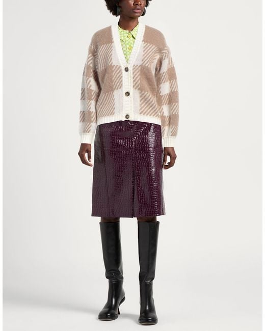 Woolrich Natural Camel Cardigan Wool, Mohair Wool, Polyamide