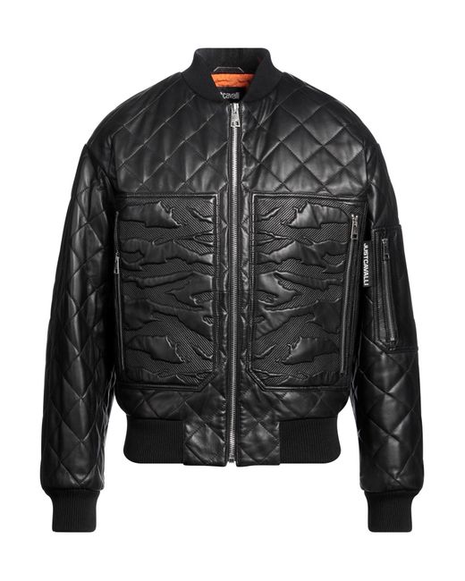 Just Cavalli Black Jacket for men