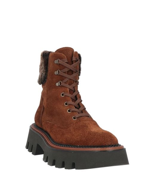 Ras Brown Ankle Boots