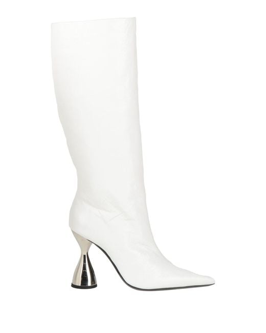 Simon Miller White Boot Leather