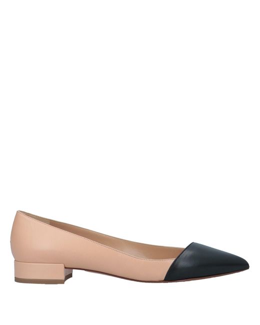 Francesco Russo Pink Ballet Flats Soft Leather