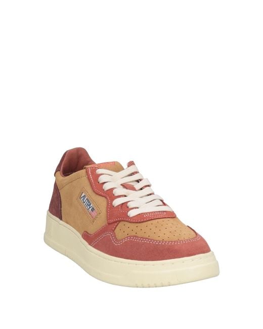 Autry Brown Sneakers Leather