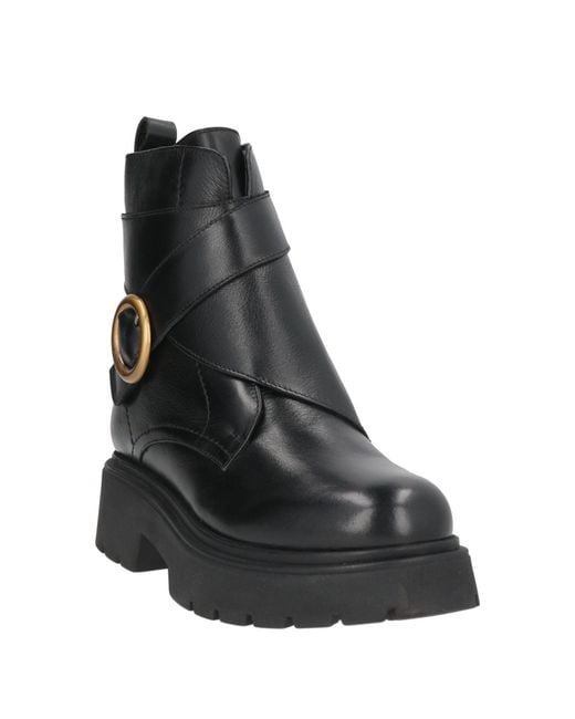 Maliparmi Black Ankle Boots