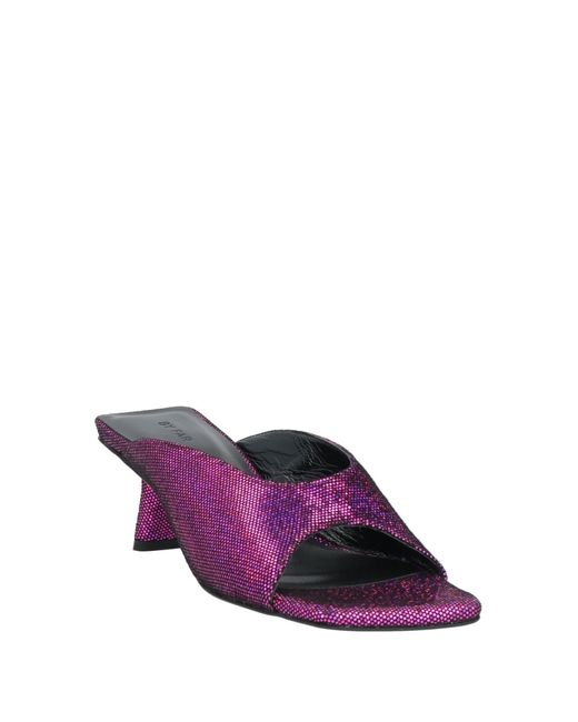 Sandalias By Far de color Purple