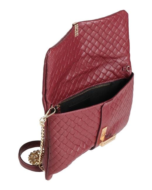 Marc Ellis Red Brick Handbag Leather