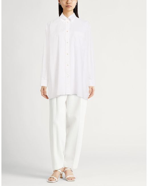 The Row White Shirt Cotton