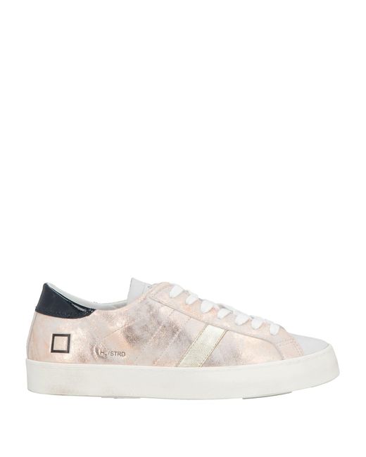 Date Natural Sneakers Leather