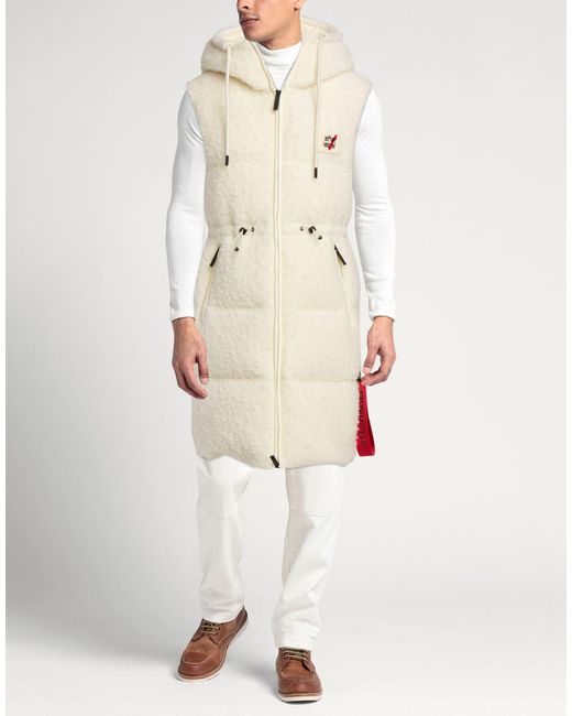AFTER LABEL Natural Ivory Puffer Wool, Polyester for men