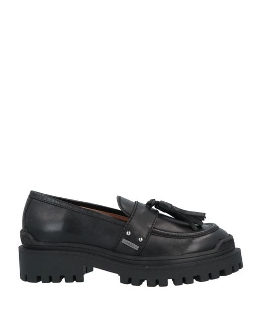 High Black Loafer