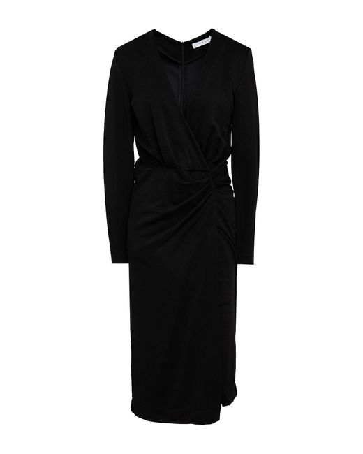 IRO Black Midi-Kleid