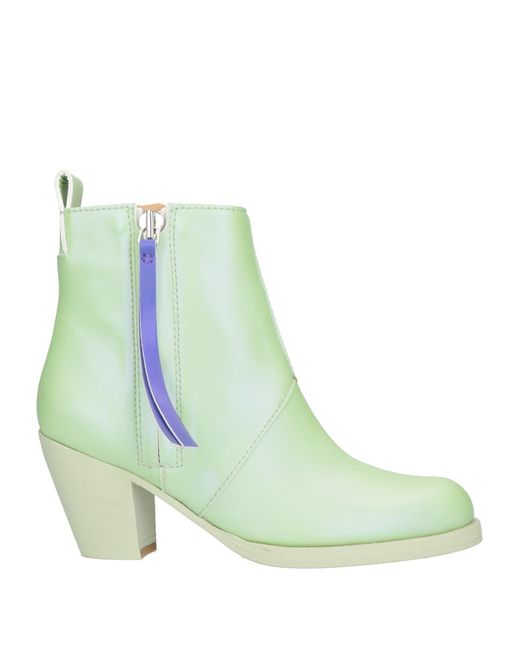 Acne Green Ankle Boots