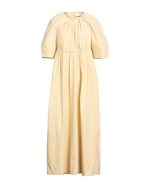 Jil Sander Natural Midi-Kleid