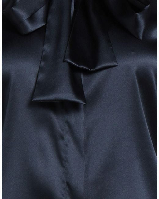 Xacus Blue Shirt Silk, Elastane