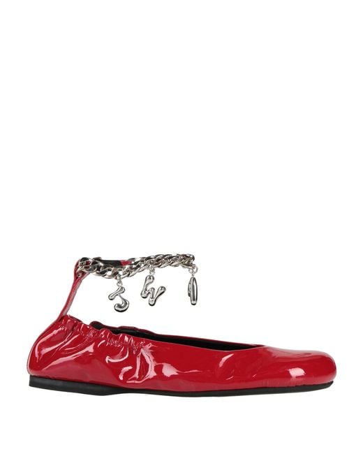 J.W. Anderson Red Ballet Flats