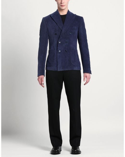 Daniele Alessandrini Blue Blazer for men