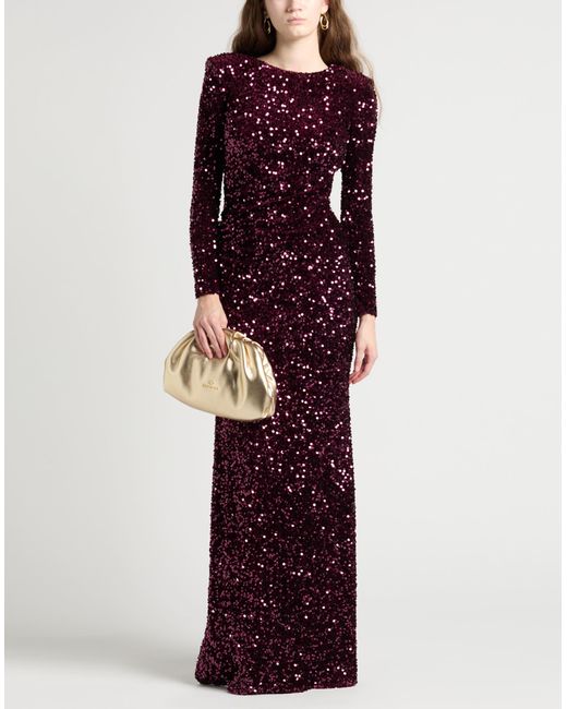Vestito Lungo di Elisabetta Franchi in Purple