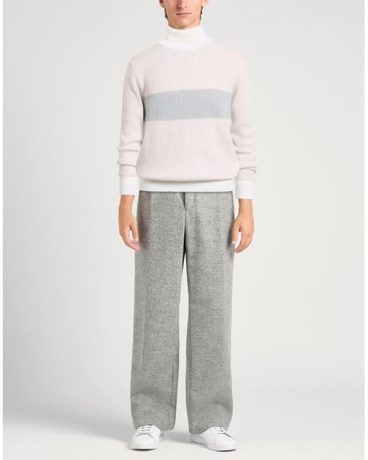 Eleventy White Turtleneck for men