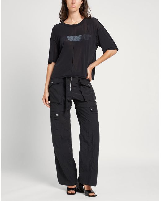 Unravel Project Black T-Shirt Silk