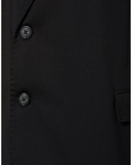 MULISH Black Premium Suit Polyester, Viscose, Elastane for men
