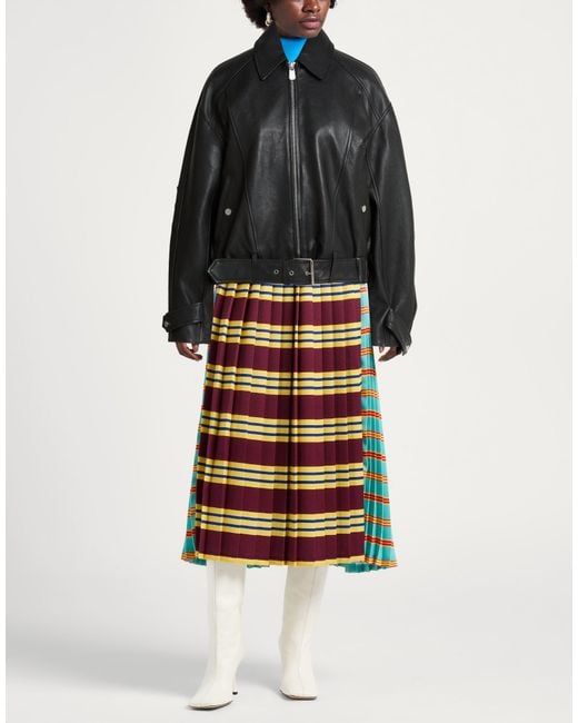 Pinko Black Jacket Sheepskin