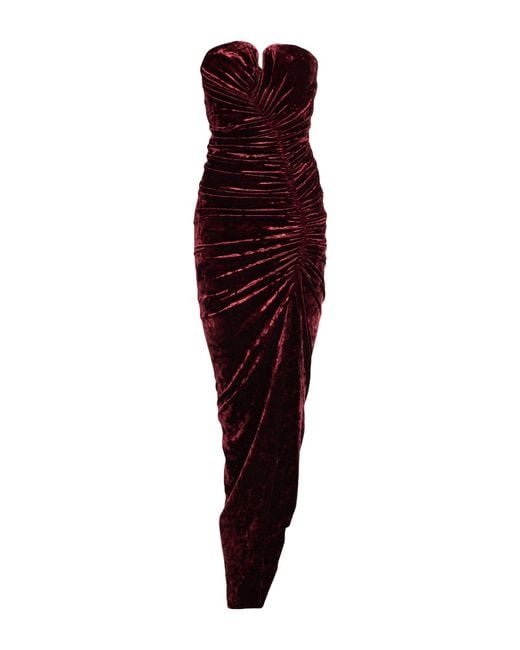 Alexandre Vauthier Purple Maxi Dress