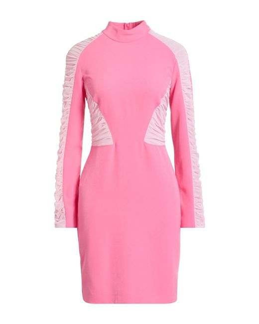 Iceberg Pink Mini Dress Polyester, Elastane