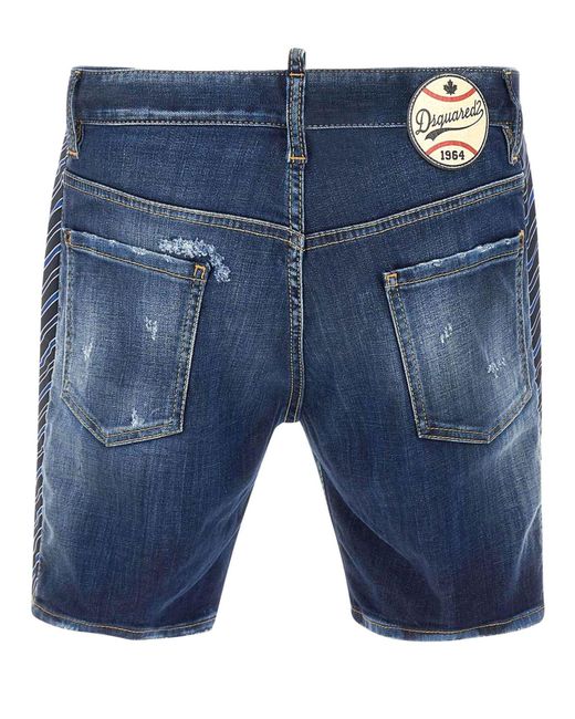 Shorts Jeans di DSquared² in Blue da Uomo