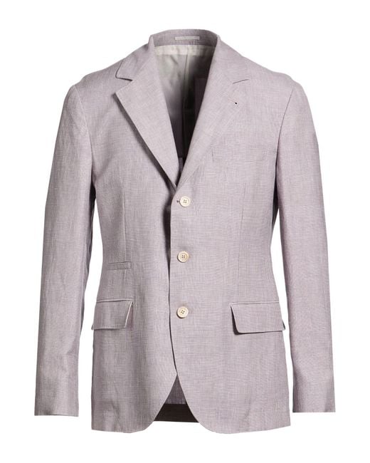 Brunello Cucinelli Gray Blazers for men