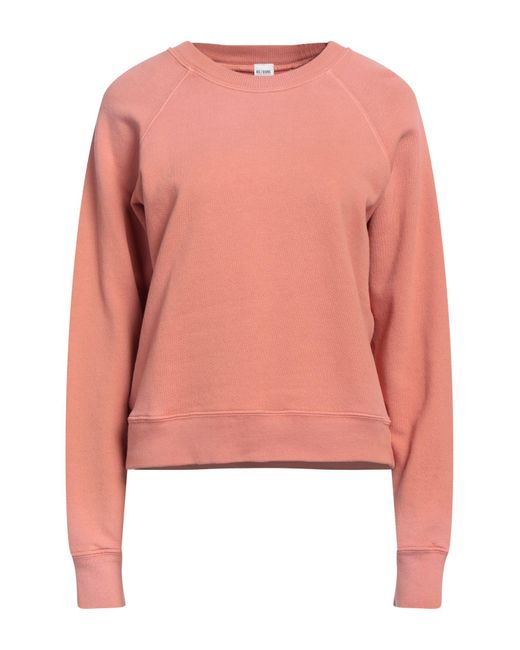 Re/done X Hanes Pink Sweatshirt