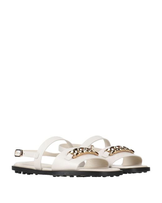 Tod's White Sandale