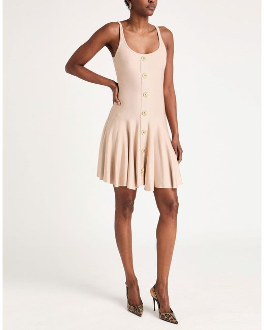 Balmain Natural Mini Dress