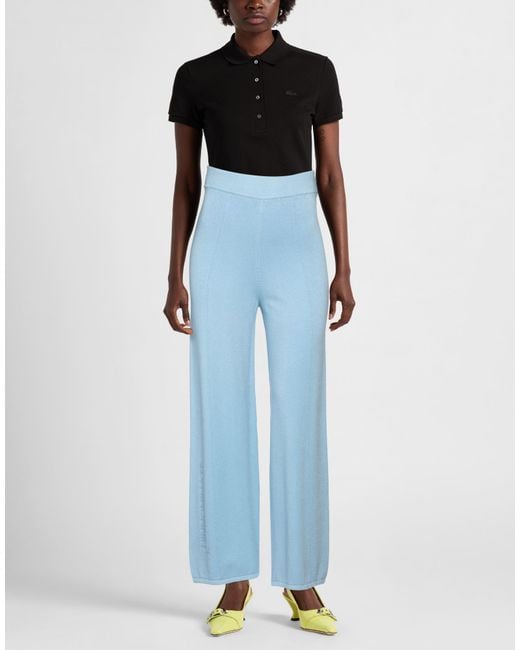 hinnominate Blue Pants Viscose, Elastane