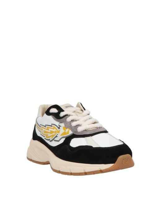 ENTERPRISE JAPAN Black Sneakers Calfskin for men