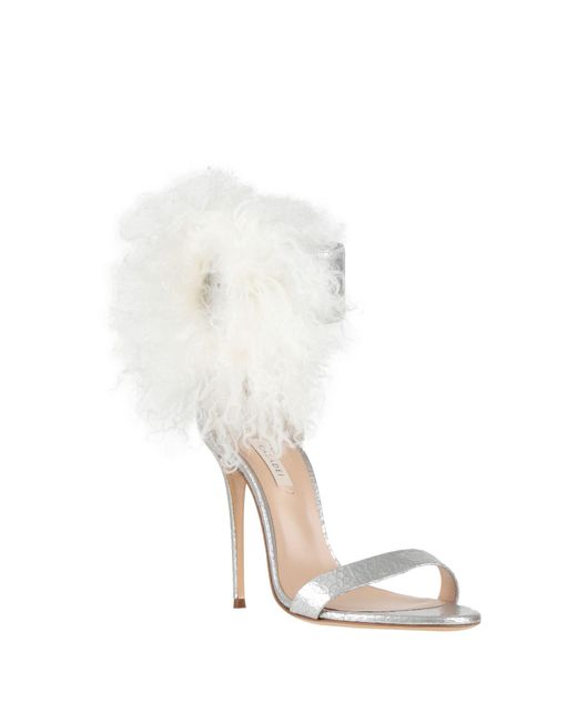 Casadei White Sandals Leather