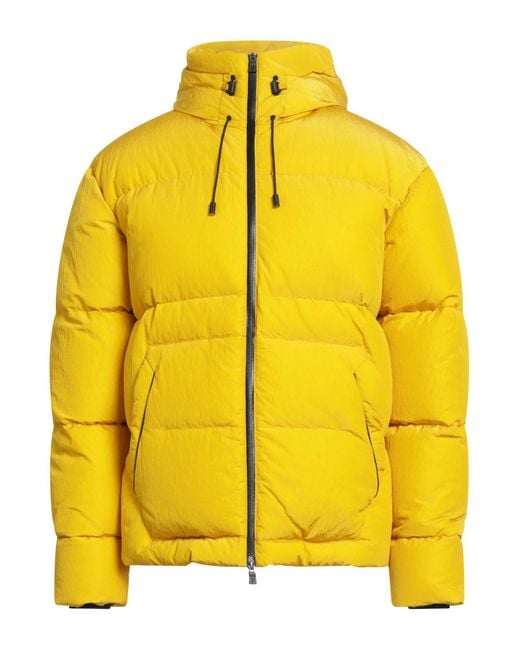 Herno Yellow Laminar Puffer Polyamide for men