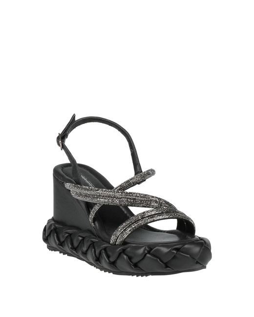 Rahya Grey Black Sandale
