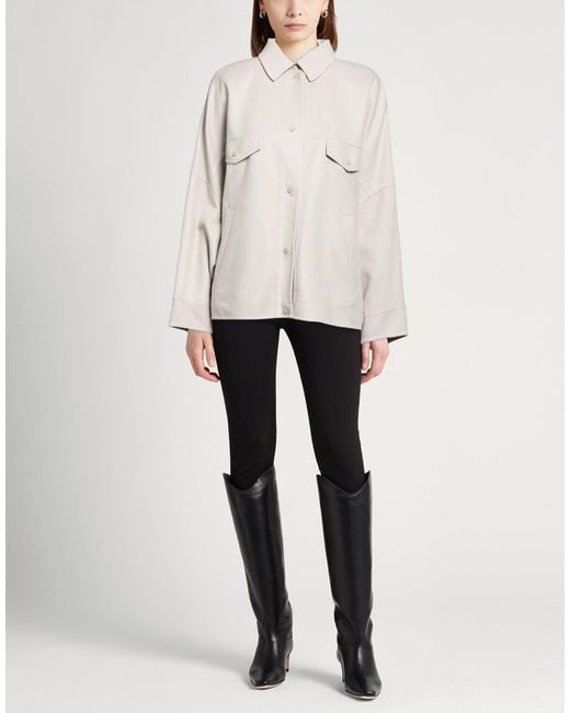 Herno White Light Jacket Virgin Wool, Polyester
