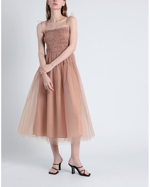 arket pink dress ARKET Midi Dress in Pink