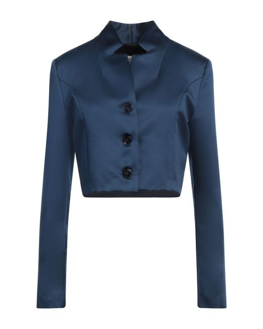 ALESSIA SANTI Blue Jacket Polyester