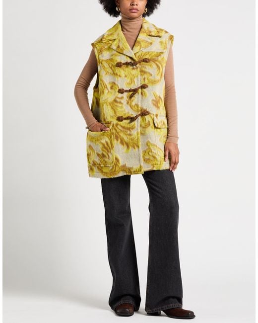 Etro Yellow Vest Wool, Polyamide
