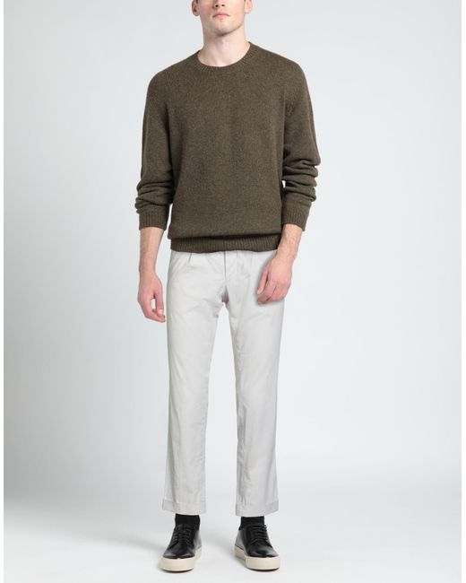 GTA IL PANTALONE Gray Light Pants Cotton, Elastane for men