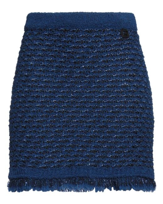 Gaelle Paris Blue Mini Skirt